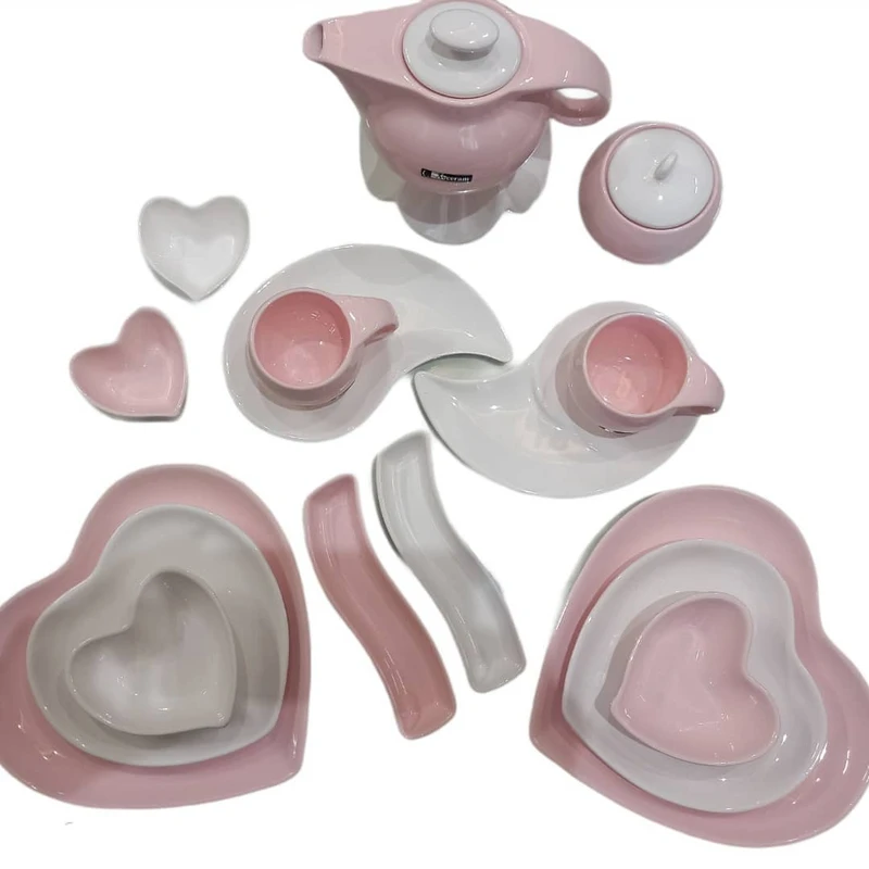 ست صبحانه خوری 17 پارچه ایسرام مدل 4025 1 ست صبحانه خوری 17 پارچه ایسرام مدل 4025