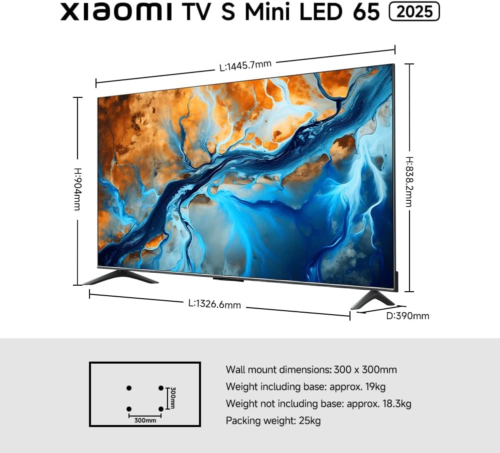 تلویزیون شیائومی مدل XIAOMI TV S MINI LED سایز ۶۵ اینچ 4K UHD 2025 3 تلویزیون شیائومی مدل XIAOMI TV S MINI LED سایز ۶۵ اینچ 4K UHD 2025 - IMAGE 3