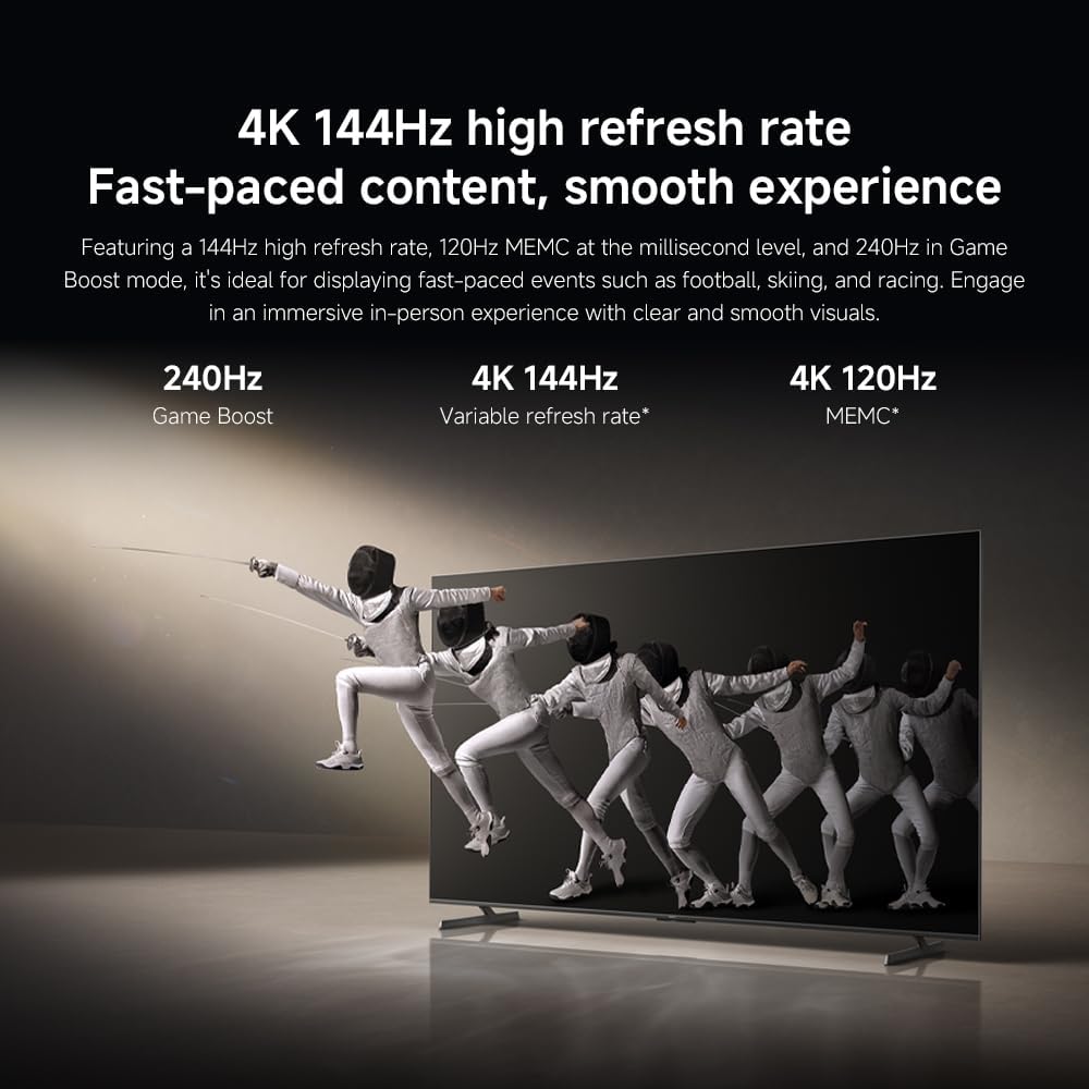 تلویزیون شیائومی ۸۵ اینچ XIAOMI TV MAX 2025 | کیفیت 4K UHD و GOOGLE TV 2 تلویزیون شیائومی ۸۵ اینچ XIAOMI TV MAX 2025 | کیفیت 4K UHD و GOOGLE TV - IMAGE 2