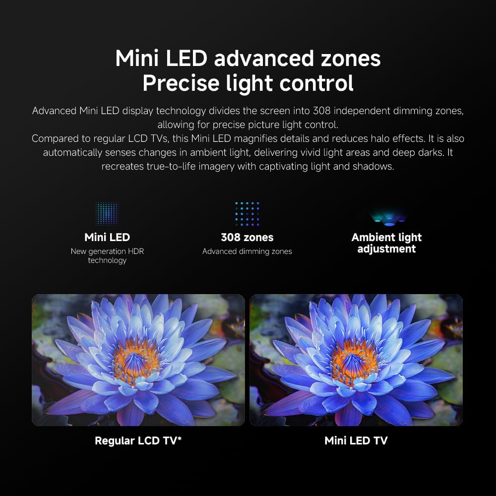 تلویزیون شیائومی مدل XIAOMI TV S MINI LED 75 اینچ 2025 با کیفیت تصویر 4K UHD 10 تلویزیون شیائومی مدل XIAOMI TV S MINI LED 75 اینچ 2025 با کیفیت تصویر 4K UHD - IMAGE 10