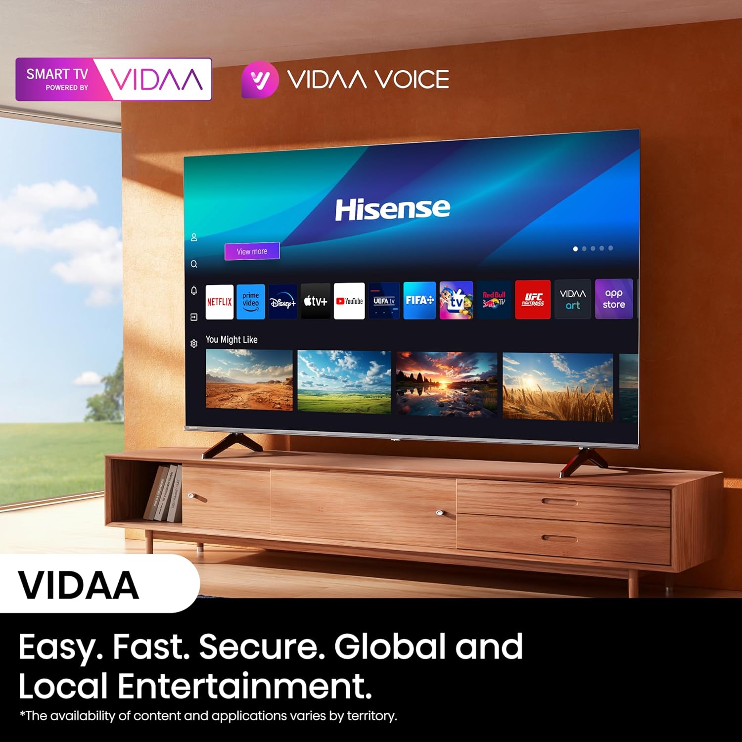 تلویزیون هایسنس مدل HISENSE 58A62NS سایز 58 اینچ 4K UHD 5 تلویزیون هایسنس مدل HISENSE 58A62NS سایز 58 اینچ 4K UHD - IMAGE 5