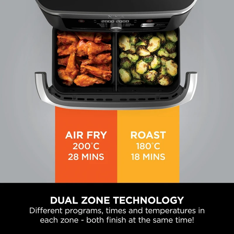 سرخکن دو محفظهای بدون روغن NINJA AF500 13 سرخکن دو محفظهای بدون روغن NINJA AF500 - IMAGE 13