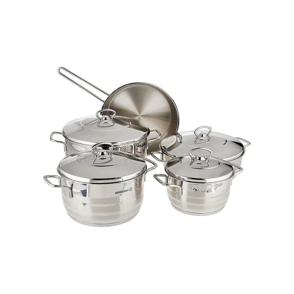 برترین فروش ها 4 سرویس قابلمه کرکماز ۹ پارچه مدل ASTRA از جنس استیل ضد زنگ ساخت ترکیه